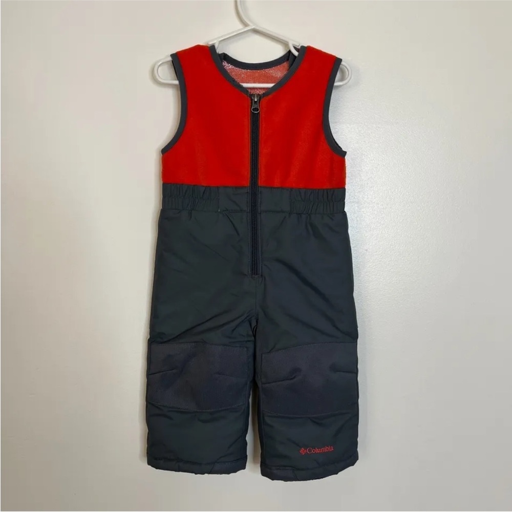 Columbia Kids Overalls - Red and Black